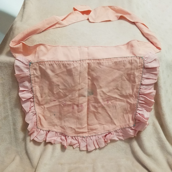 Vintage Pink Souvenir of Arizona Ruffled Apron - Picture 5 of 9